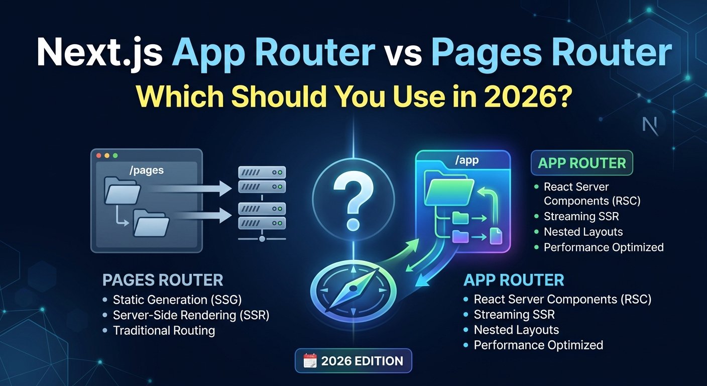 Next.js App Router vs Pages Router: Which Should You Use in 2026?