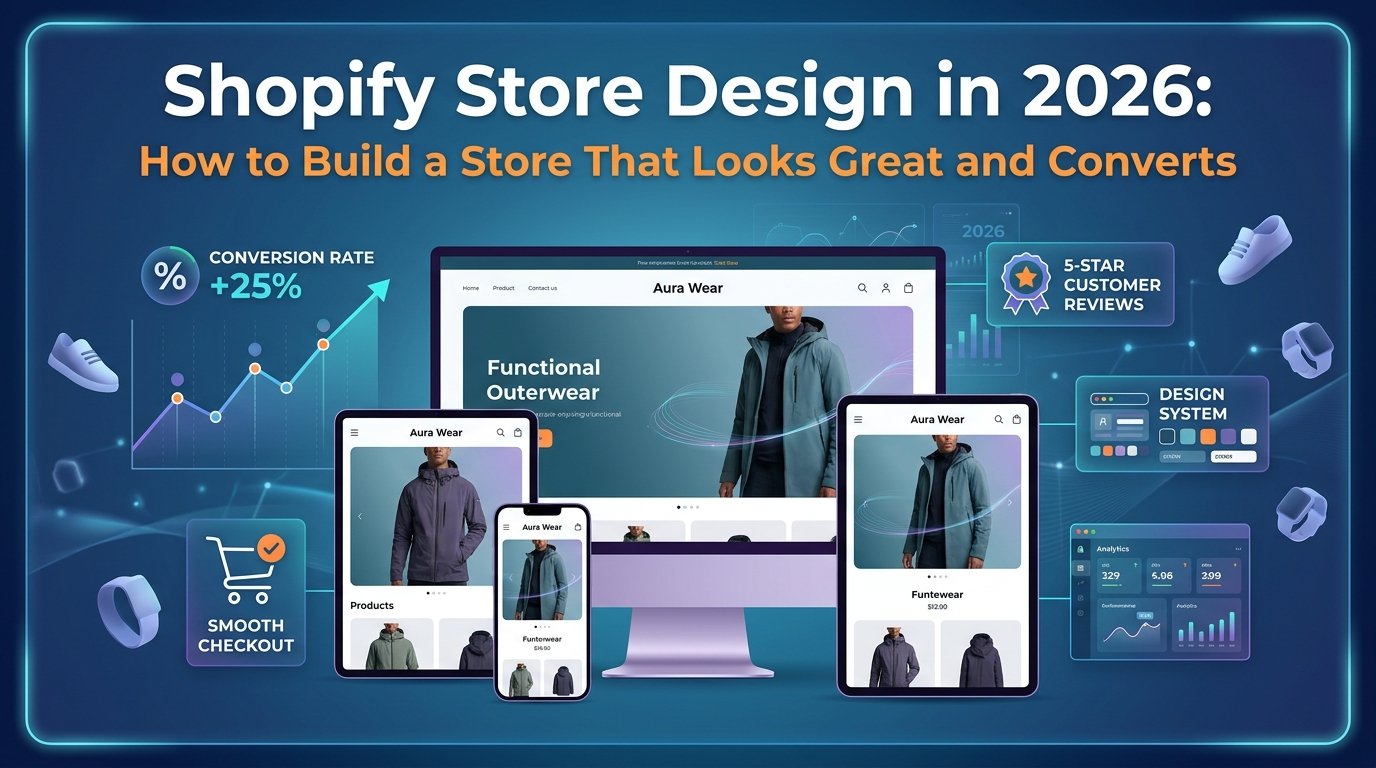 Shopify Store Design in 2026: How to Build a Store That Looks Great and Converts